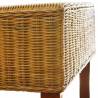 Dining Chairs Set of 4 Brown Natural Rattan | HipoMarket