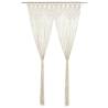 Macrame Curtain 140x240 cm Cotton Colour cream Quantity in Package 1 