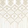 Macrame Curtain 140x240 cm Cotton | Stylish Interior Décor