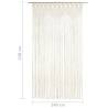 Macrame Curtain 140x240 cm Cotton | Stylish Interior Décor