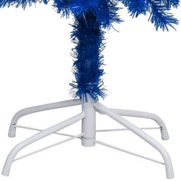 240 cm Blue Pre-lit Christmas Tree with Ball Set | HipoMarket