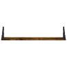 Wall Shelves 2 pcs Smoked Oak - Stylish & Practical Storage