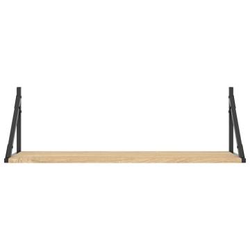 Wall Shelves 2 pcs Sonoma Oak | Stylish Space Saver