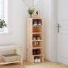 Shoe Cabinet 28x30x104 cm Solid Wood Pine - Hipomarket