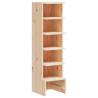 Shoe Cabinet 28x30x104 cm Solid Wood Pine - Hipomarket