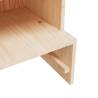 Shoe Cabinet 28x30x104 cm Solid Wood Pine - Hipomarket