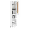 Stylish Highboard in High Gloss White | Durable & Elegant Design