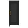 Stylish Highboard Black 34.5x34x180 cm - Hipomarket UK