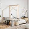 Kids Bed Frame 2x(70x140) cm Solid Wood Pine Colour natural Size 2 x (70 x 140) cm 