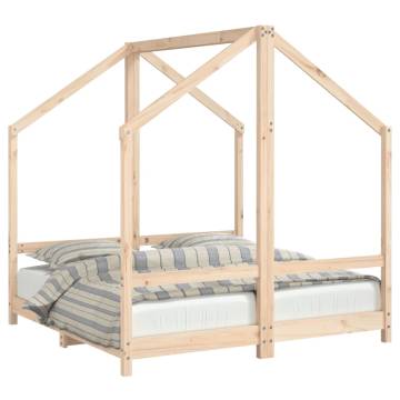 Kids Bed Frame 70x140 cm - Solid Pine Wood | Hipomarket