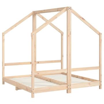 Kids Bed Frame 70x140 cm - Solid Pine Wood | Hipomarket