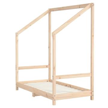 Kids Bed Frame 70x140 cm - Solid Pine Wood | Hipomarket