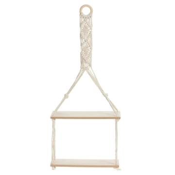 H&S Collection Hanging Shelf with Rope - Stylish Storage