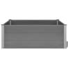 Garden Raised Bed WPC 150x100x54 cm Grey | HipoMarket