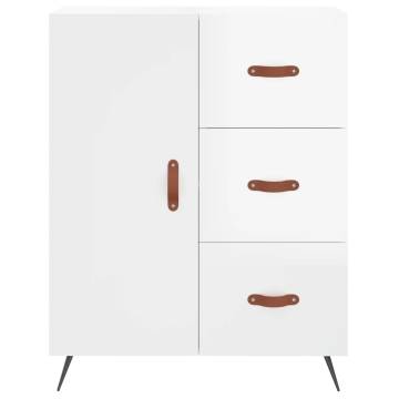 Highboard High Gloss White - Elegant Storage Solution