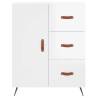 Highboard High Gloss White - Elegant Storage Solution