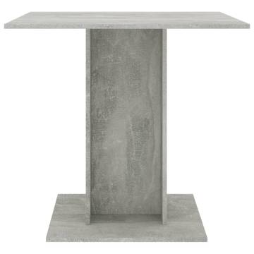 Concrete Grey Dining Table 80x80 cm - Modern Stylish Design