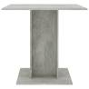 Concrete Grey Dining Table 80x80 cm - Modern Stylish Design