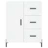 Stylish Highboard White 69.5x34x180 cm - Hipomarket