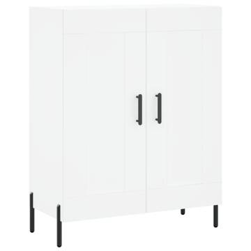 Stylish Highboard White - 69.5x34x180 cm Engineered Wood