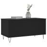 Stylish Black Coffee Table 90x44.5 cm - Hipo Market