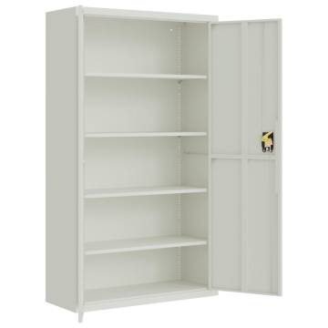 File Cabinet Light Grey 105x40x180 cm Steel - Stylish & Durable