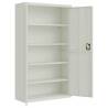 File Cabinet Light Grey 105x40x180 cm Steel - Stylish & Durable