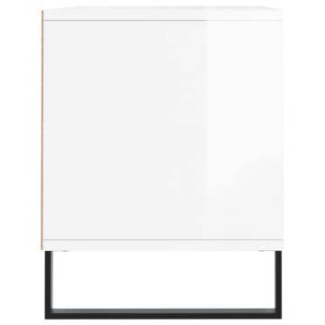 High Gloss White TV Cabinet - Stylish Storage Solution