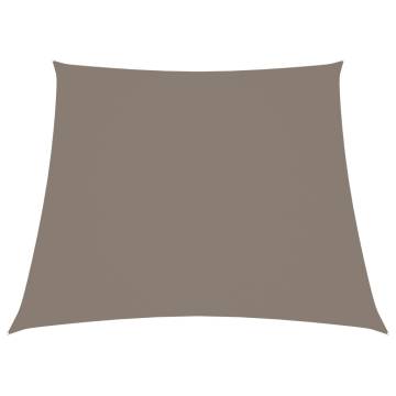 Sunshade Sail Oxford Fabric 3/4x3m Trapezium - Taupe