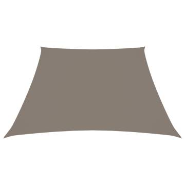 Sunshade Sail Oxford Fabric 3/4x3m Trapezium - Taupe