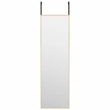 Elegant Gold Door Mirror 30x100 cm - Minimalistic Home Decor