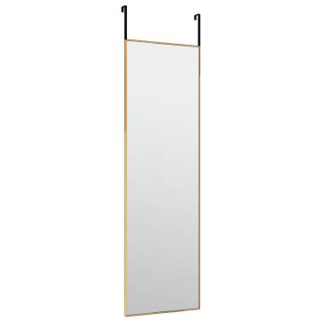 Elegant Gold Door Mirror 30x100 cm - Minimalistic Home Decor