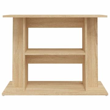 Aquarium Stand Sonoma Oak 80x35x60 cm - Durable & Stylish