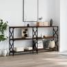 Console Table Brown Oak 156x28x80.5 cm Engineered Wood Colour brown oak Quantity in Package 1 Length 156 cm 