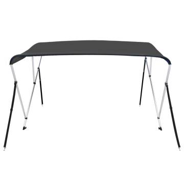 3 Bow Bimini Top Anthracite - Durable Boat Canopy 183x180 cm