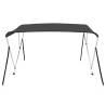 3 Bow Bimini Top Anthracite - Durable Boat Canopy 183x180 cm