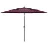 3-Tier Parasol with Aluminium Pole Bordeaux Red 3 m Colour bordeaux red Size 3 m Quantity in Package 1 