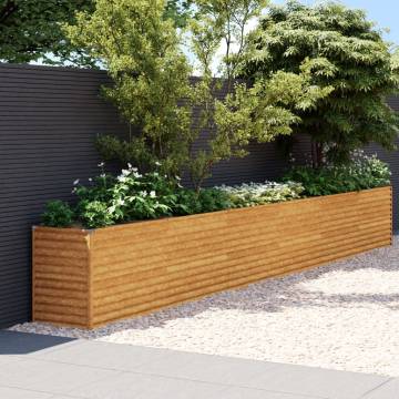 Garden Raised Bed 578x50x69 cm Corten Steel | HipoMarket