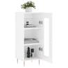 High Gloss White Sideboard - Durable Engineered Wood