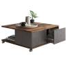 FMD Mobile Coffee Table - Old Style | Hipomarket UK