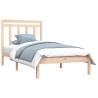 Solid Wood Bed Frame 100x200 cm - Timeless Design