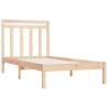 Solid Wood Bed Frame 100x200 cm - Timeless Design