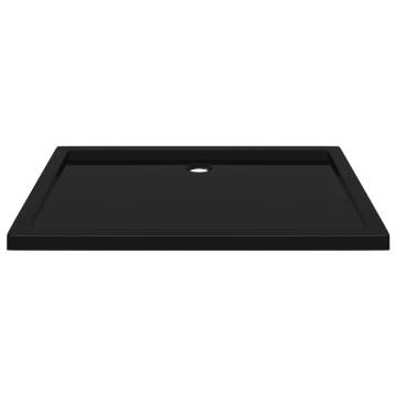 Rectangular ABS Shower Base Tray Black 70x100 cm | Hipo Market