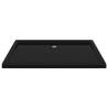 Rectangular ABS Shower Base Tray Black 70x100 cm | Hipo Market