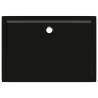 Rectangular ABS Shower Base Tray Black 70x100 cm | Hipo Market