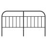 Metal Headboard Black 180 cm - Stylish & Sturdy Design