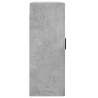 Wall Mounted Cabinets - 2 pcs Concrete Grey Engineered Wood