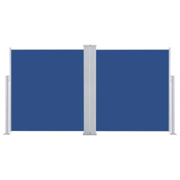 Retractable Side Awning Blue 160x600 cm | HipoMarket