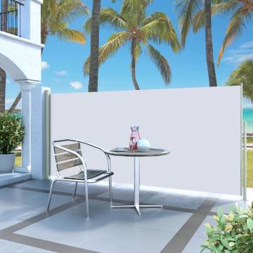 Patio Retractable Side Awning 140x300 cm - Cream | HipoMarket