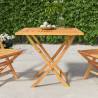 Folding Garden Table 85x85x76 cm Solid Teak Wood Quantity in Package 1 Shape square 